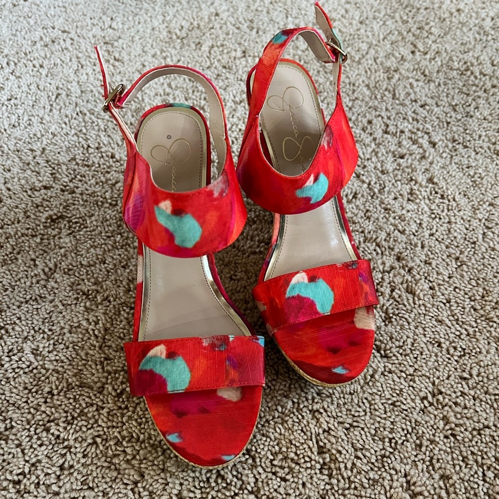 Jessica Simpson Wedges size 7.5